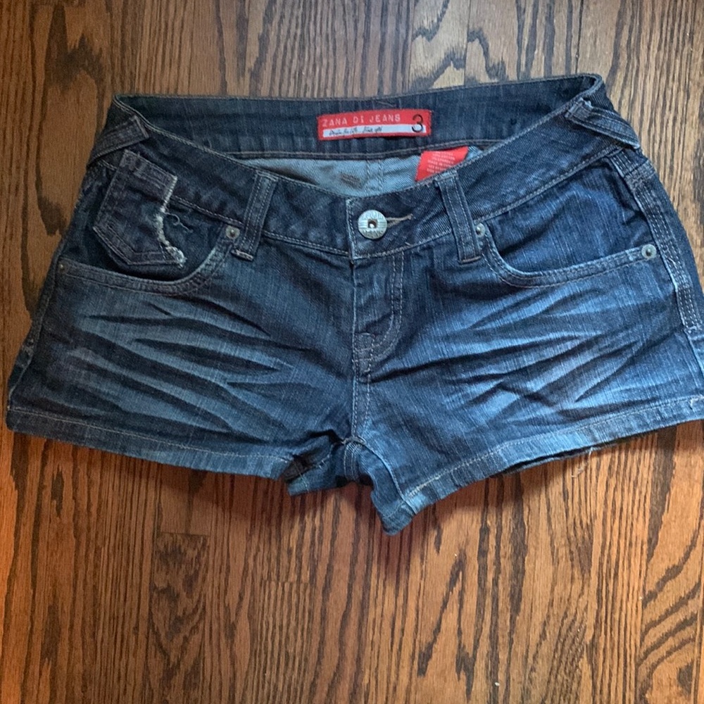 Shorts. Really short shorts. It’s low-waisted
